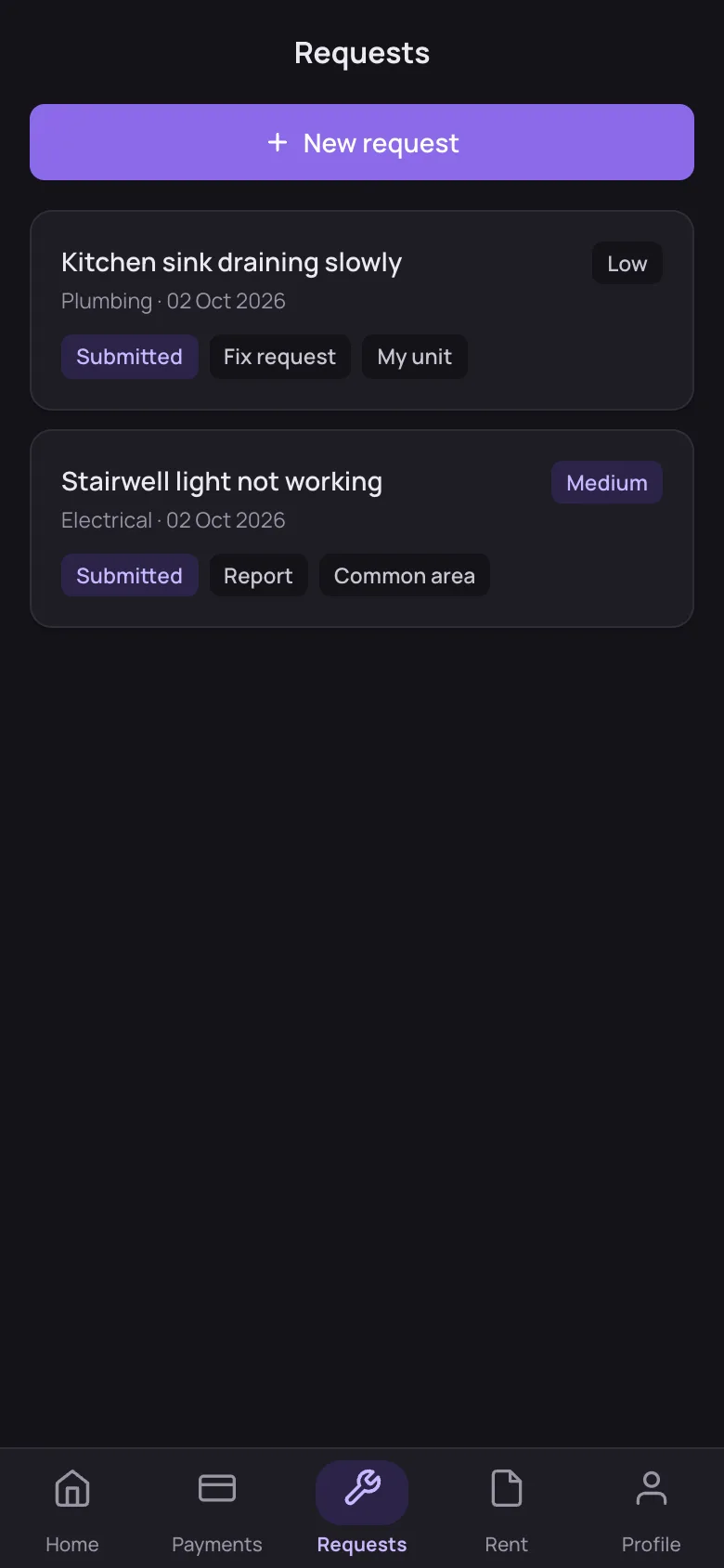 Follow your requests
